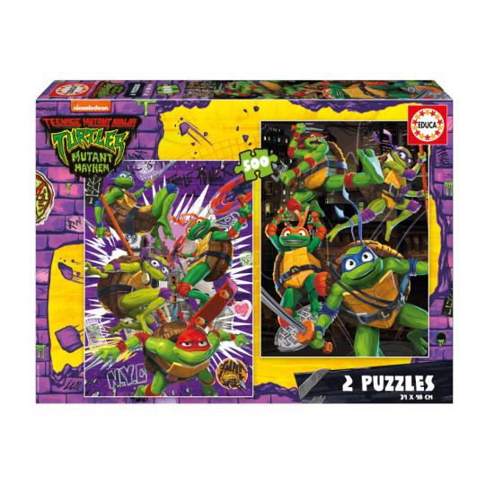 Puzzle Educa Tortues Ninja de 2 x 500 pièces