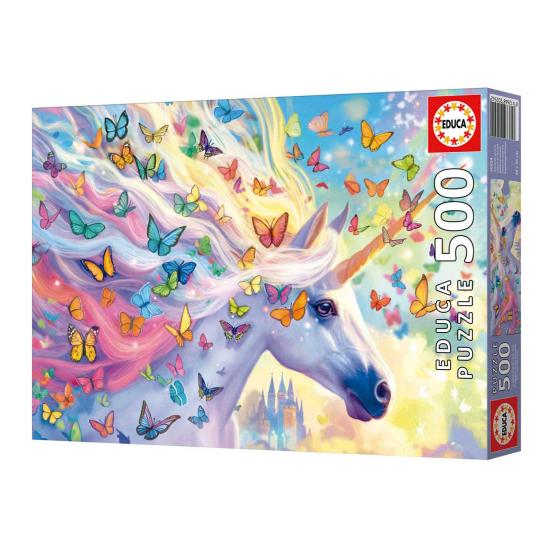 Puzzle Educa Licorne arc-en-ciel 500 pièces Puzzle Educa Licorne arc-en-ciel 500 pièces