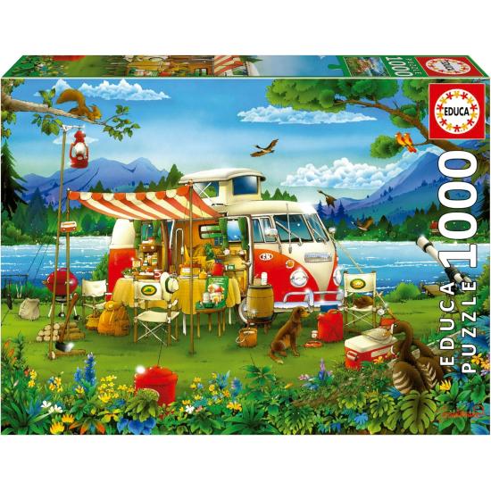 Puzzle Educa Vacances à la Campagne de 1000 pièces Puzzle Educa Vacances à la Campagne de 1000 pièces
