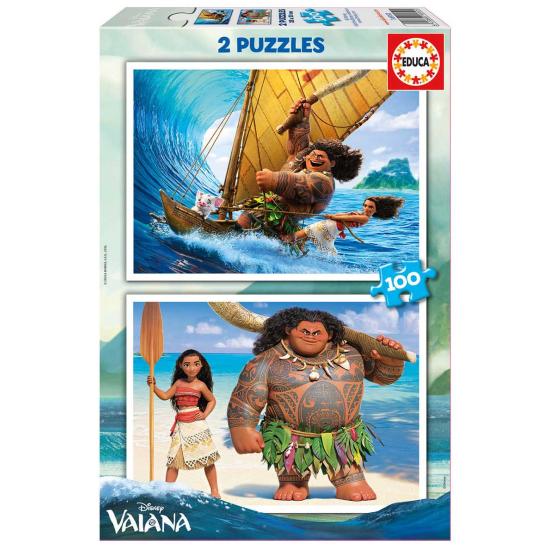 Puzzle Educa Moana 2 x 100 pièces