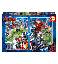 Puzzle Educa Avengers 2 x 100 pièces