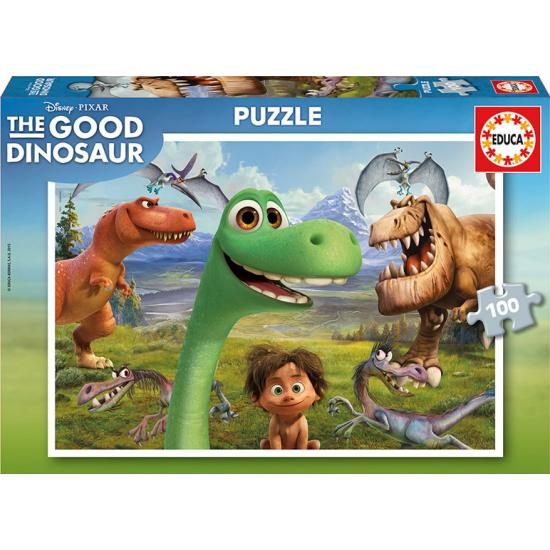 Educa Puzzle Le voyage d'Arlo, bons dinosaures 100 pièces