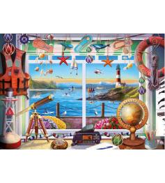 Puzzle Educa La vie au port de 1000 pièces