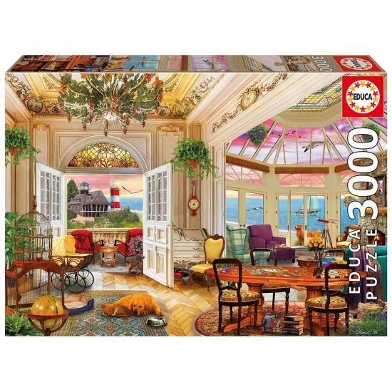 Puzzle Educa La vie sur la côte 3000 pièces