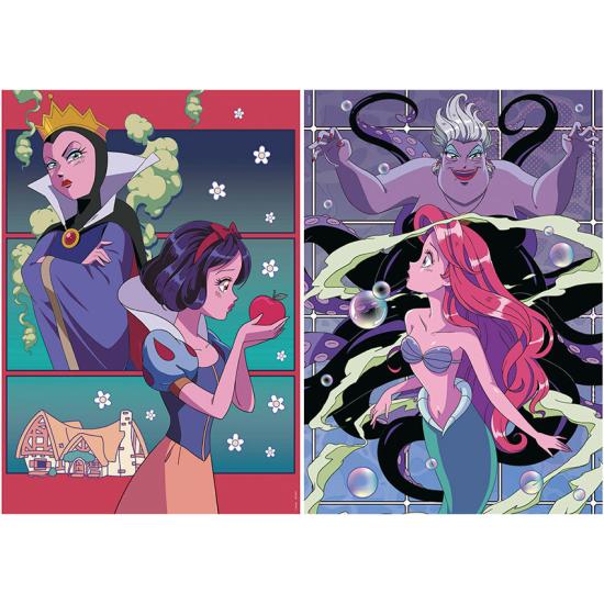 Puzzle Educa Disney Villains 2 x 500 pièces