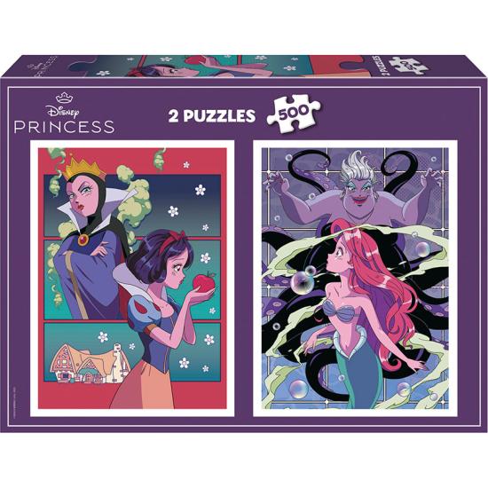 Puzzle Educa Disney Villains 2 x 500 pièces