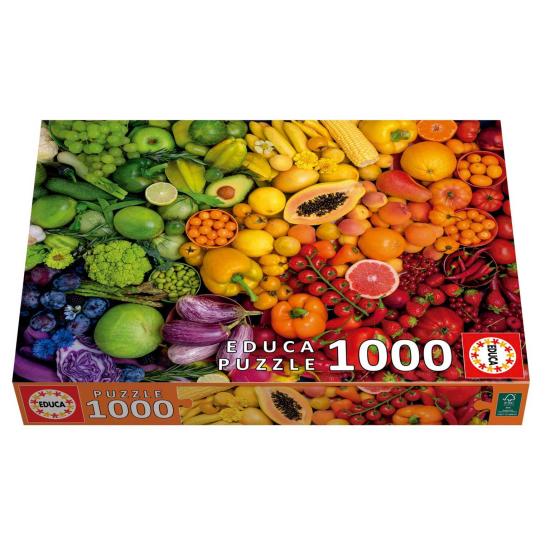 Puzzle Educa Vitamines Colorées 1000 pièces