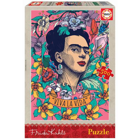 Puzzle Educa Viva la Vida, Frida Kahlo 500 pièces Puzzle Educa Viva la Vida, Frida Kahlo 500 pièces