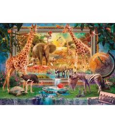 Puzzle Educa Retour de la Savane 4000 Pièces