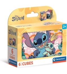 Puzzle en Cubes Clementoni Stitch Disney 6 cubes