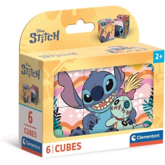Puzzle en Cubes Clementoni Stitch Disney 6 cubes