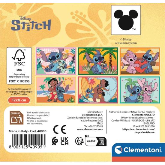 Puzzle en Cubes Clementoni Stitch Disney 6 cubes