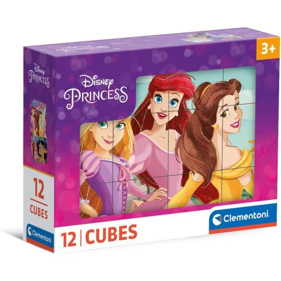 Puzzle en Cubes Clementoni Disney Princess 12 cubes