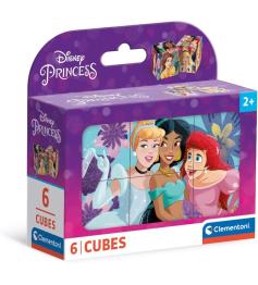 Puzzle en Cubes Clementoni Princesses Disney 6 cubes