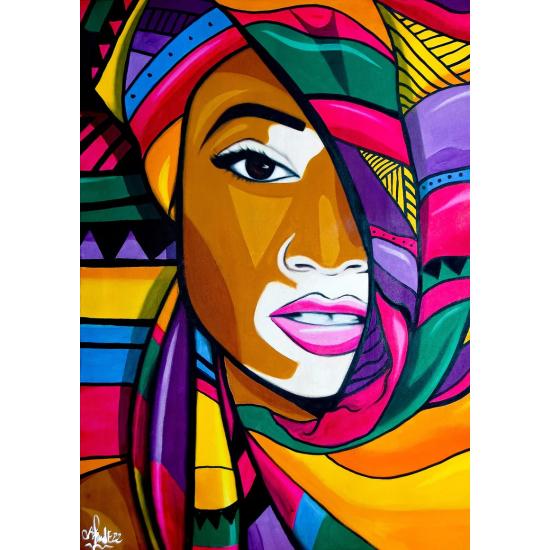 Puzzle Enjoy de la beauté africaine 1000 pièces