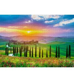 Puzzle Enjoy Lever De Soleil En Toscane 1000 pièces