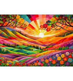 Puzzle Enjoy L'Aube En Utopie 1000 pièces