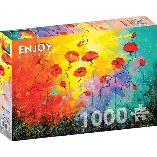 Puzzle Enjoy Magical Poppies 1000 pièces Puzzle Enjoy Magical Poppies 1000 pièces