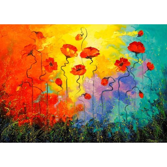 Puzzle Enjoy Magical Poppies 1000 pièces Puzzle Enjoy Magical Poppies 1000 pièces