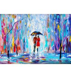 Puzzle Enjoy Love in the Rain 1000 pièces