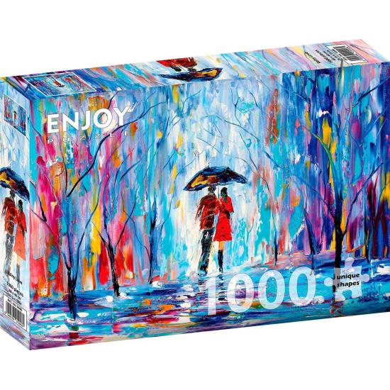 Puzzle Enjoy Love in the Rain 1000 pièces