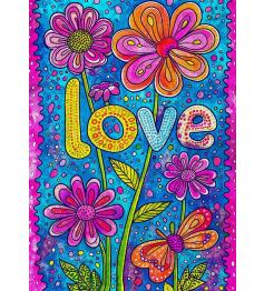Puzzle Enjoy Amour Floral 1000 pièces
