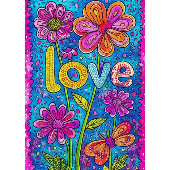 Puzzle Enjoy Amour Floral 1000 pièces