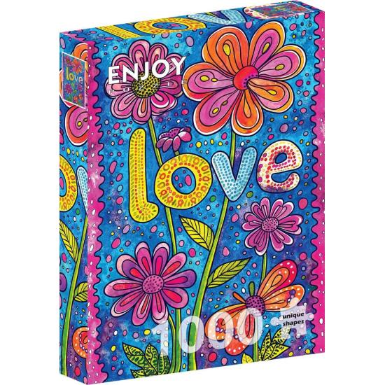Puzzle Enjoy Amour Floral 1000 pièces