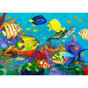 Puzzle Enjoy Arc-en-ciel sous-marin de 1000 pièces