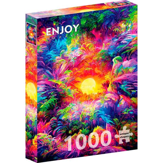 Puzzle Enjoy Arc-En-Ciel Tropique de 1000 pièces