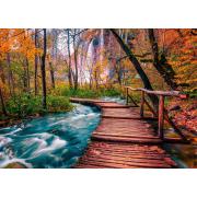 Puzzle Enjoy Forest Stream à Plitvice, Croatie 1000 pièces