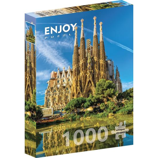 Puzzle Enjoy Basilique de la Sagrada Familia, Barcelone 1000 Pcs