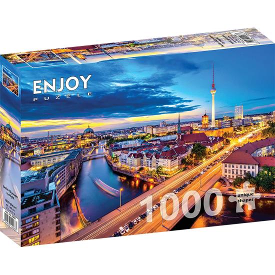 Puzzle Enjoy Berlin la Nuit de 1000 pièces Puzzle Enjoy Berlin la Nuit de 1000 pièces