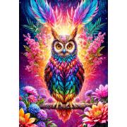 Puzzle Enjoy Hibou Néon de 3000 pièces