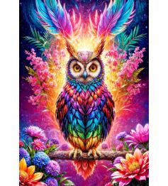 Puzzle Enjoy Hibou Néon de 3000 pièces