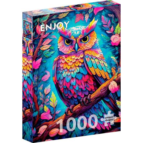 Puzzle Enjoy Chouette Éblouissante de 1000 pièces Puzzle Enjoy Chouette Éblouissante de 1000 pièces