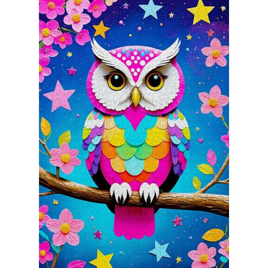 Puzzle Enjoy Chouette Étoilée 1000 pièces