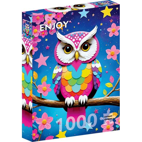 Puzzle Enjoy Chouette Étoilée 1000 pièces