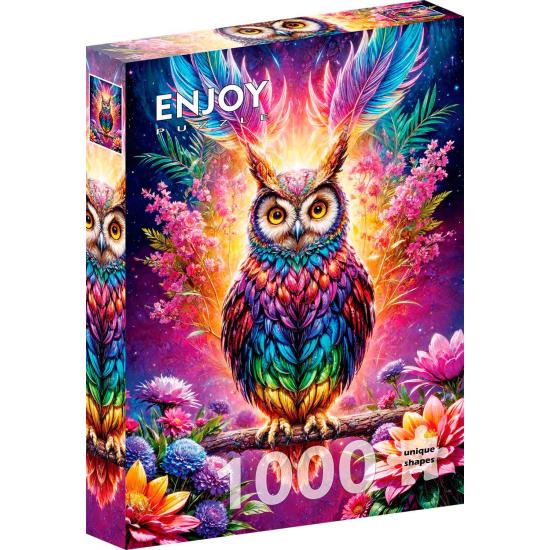 Puzzle Enjoy Hibou Néon 1000 pièces Puzzle Enjoy Hibou Néon 1000 pièces