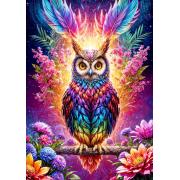 Puzzle Enjoy Hibou Néon 1000 pièces