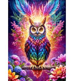 Puzzle Enjoy Hibou Néon 1000 pièces