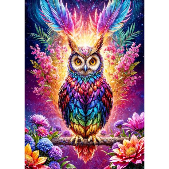 Puzzle Enjoy Hibou Néon 1000 pièces Puzzle Enjoy Hibou Néon 1000 pièces