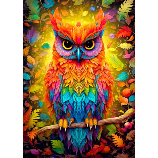 Puzzle Enjoy Hibou D'Automne de 1000 pièces