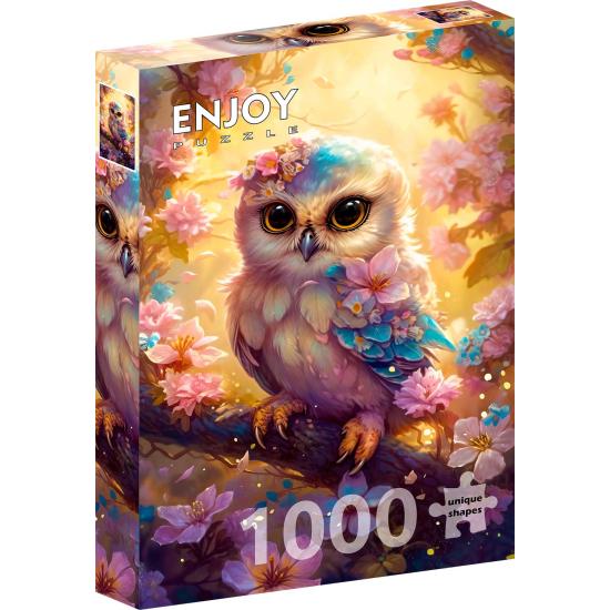 Puzzle Enjoy Hibou Doux de 1000 pièces