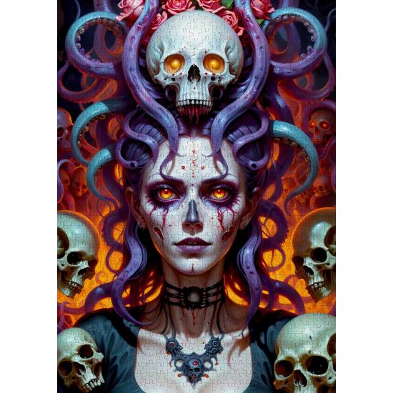 Puzzle Enjoy Sorcière Noire de 1000 pièces