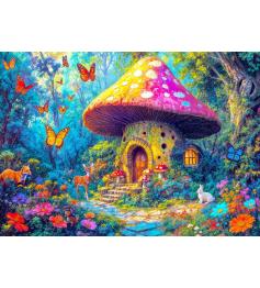 Puzzle Enjoy Champignon Cottage 1000 pièces