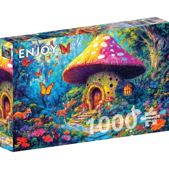 Puzzle Enjoy Champignon Cottage 1000 pièces