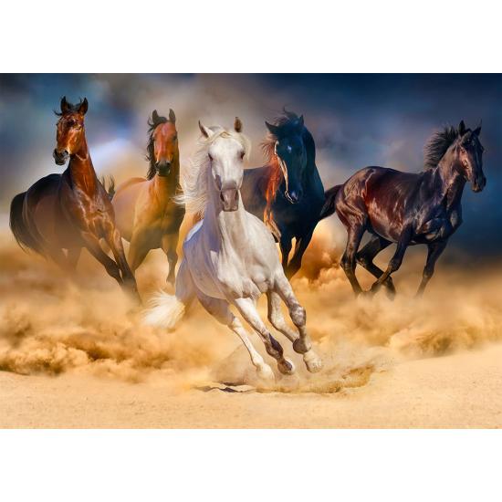 Puzzle Enjoy des chevaux qui courent dans le désert 1000 pièc Puzzle Enjoy des chevaux qui courent dans le désert 1000 pièc