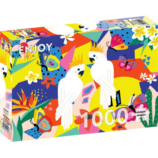 Puzzle Enjoy Cacatoès de 1000 pièces Puzzle Enjoy Cacatoès de 1000 pièces