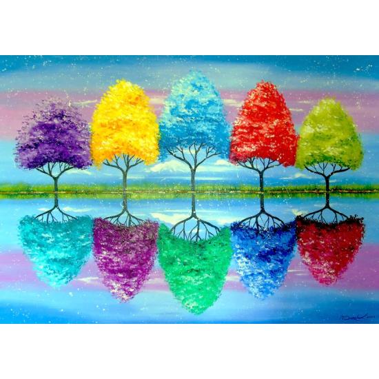 Puzzle Enjoy de chaque arbre a sa couleur de 1000 pièces
